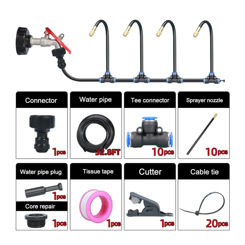 360° Curved Garden Automatic Irrigation System