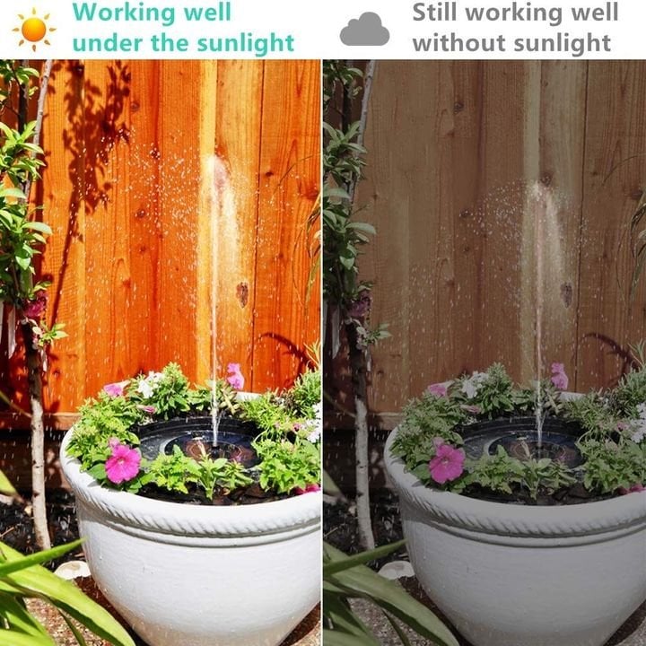 2026 New Upgraded Solar Powered Fountain for Outdoor
