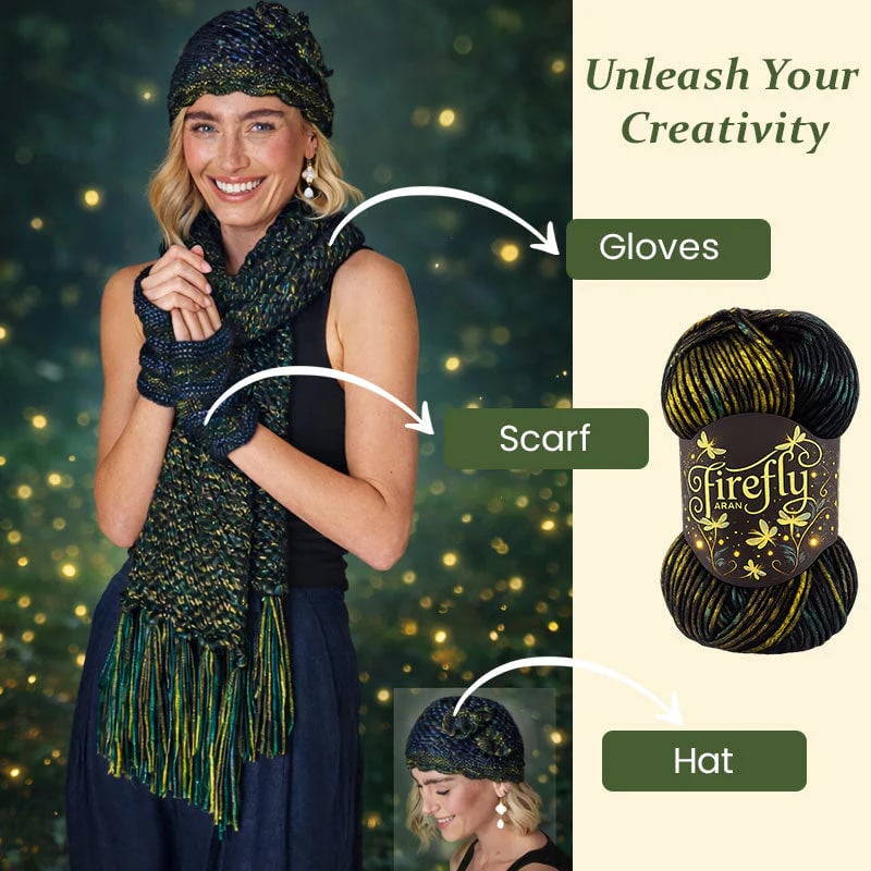 ✨Iridescent Shimmer Yarn: A Touch of Magic in Every Stitch