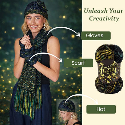 ✨Iridescent Shimmer Yarn: A Touch of Magic in Every Stitch