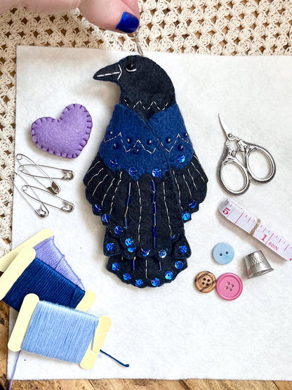 🖤 Raven's Keepsake – Guardian of Stitches 🪡✨