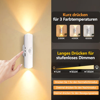🔥Wiederaufladbares intelligentes LED-Umgebungslicht mit Bewegungssensor