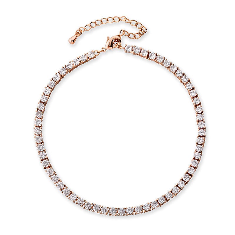 💥Crystal' Tennis Necklace + Free Bracelet