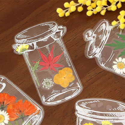 Transparent Dried Flower Bookmarks-DIY Gifts Bookmarks