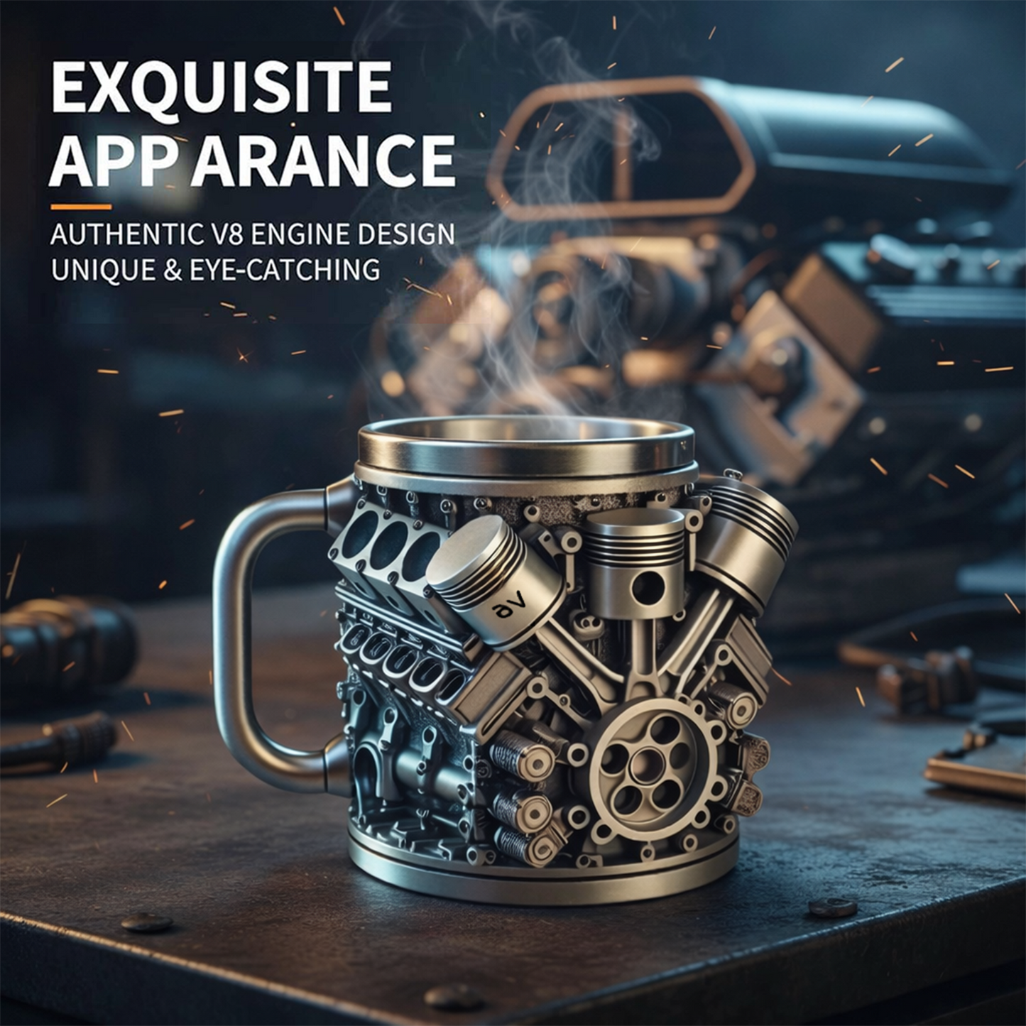 Ultimate V8 Engine Gift Mug & A Gearhead's Dream