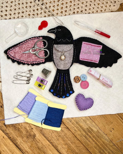 🖤 Raven's Keepsake – Guardian of Stitches 🪡✨