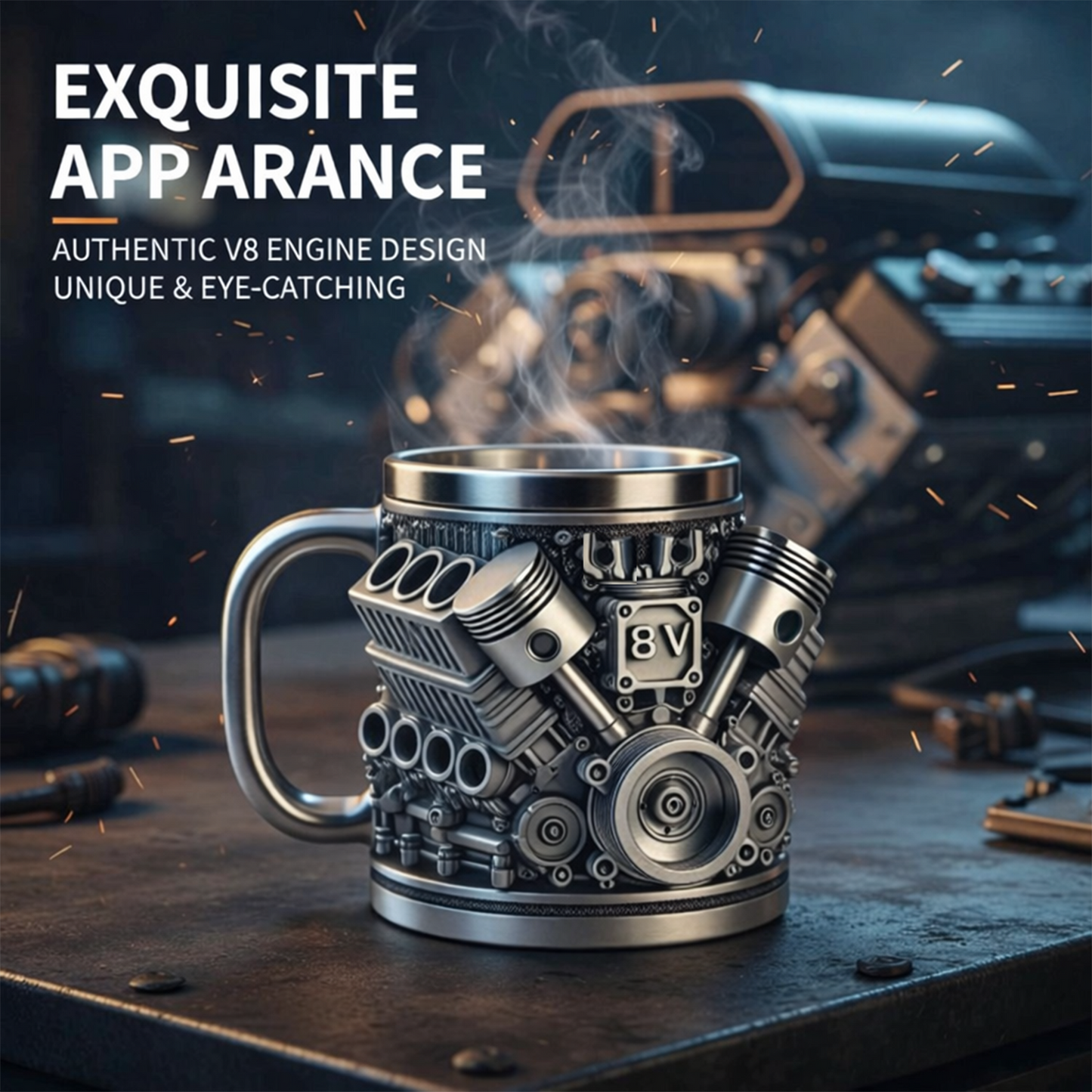 Ultimate V8 Engine Gift Mug & A Gearhead's Dream