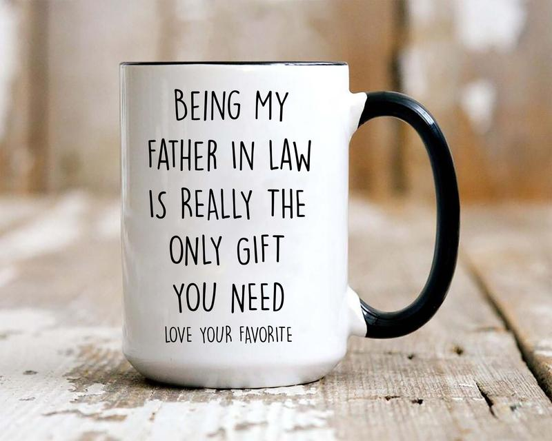 Being Your Son-In-Law is Gift Enough Funny Mother's Day Gift Accent Coffee Mug