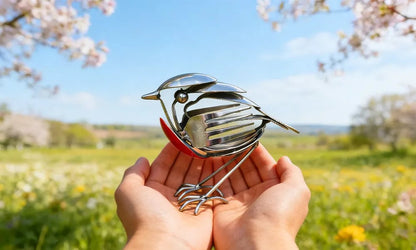 🐦 Handmade Metal Robin