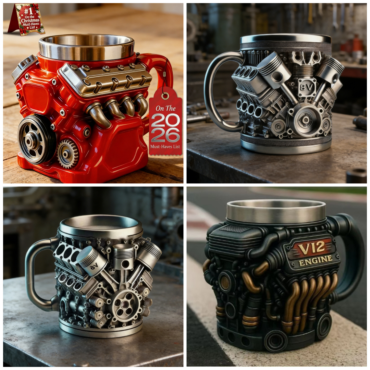 Ultimate V8 Engine Gift Mug & A Gearhead's Dream