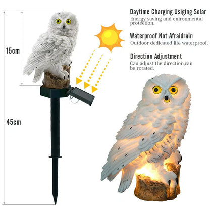 Waterproof Solar Owl Light