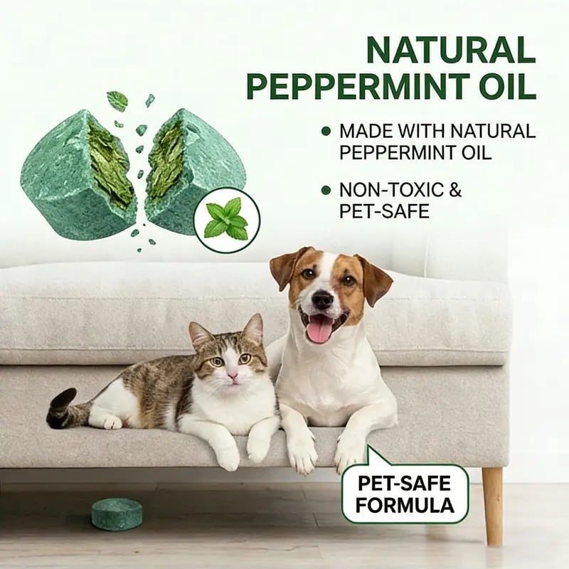 Peppermint Cinnamon Oil Mice Repellent for Squirrel Rats Spider Pests. Mice Repellent for Indoor/Outdoor Use