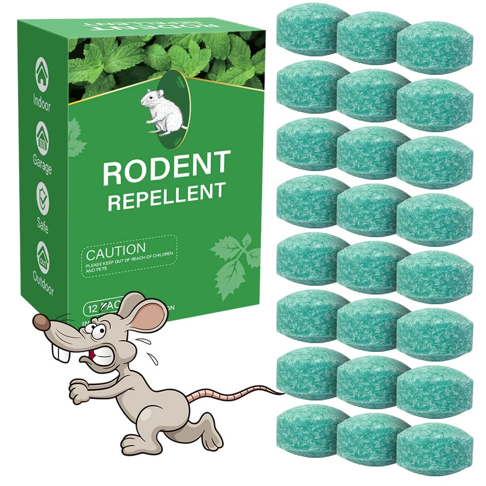 Peppermint Cinnamon Oil Mice Repellent for Squirrel Rats Spider Pests. Mice Repellent for Indoor/Outdoor Use