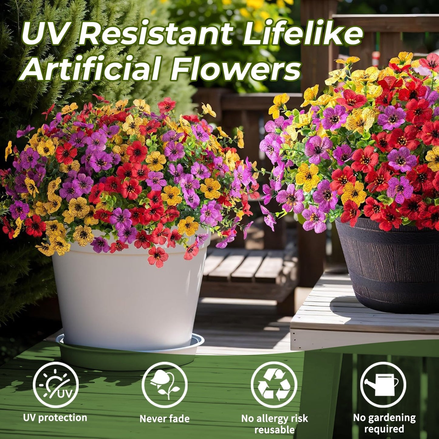 High-Grade Material Artificial Flowers (Zero Pollen Allergies)