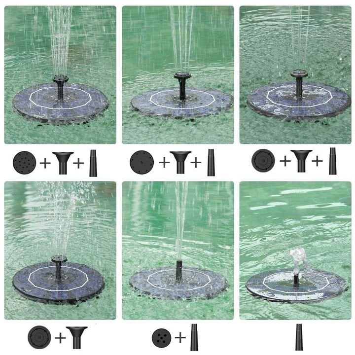 2026 New Upgraded Solar Powered Fountain for Outdoor