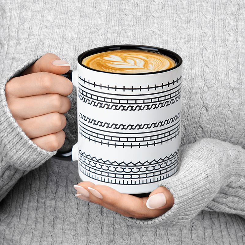 Hidden Message Funny Ceramic Coffee Mugs