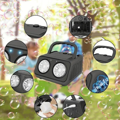 handheld multi-hole bubble machine