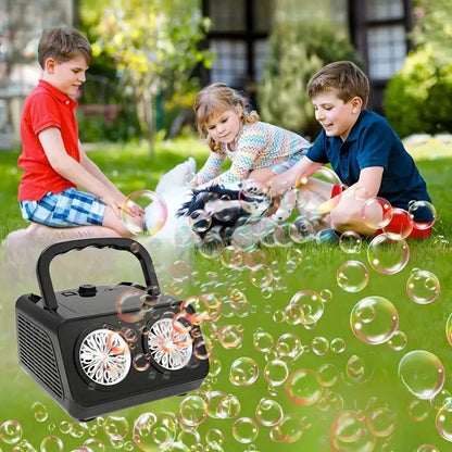 handheld multi-hole bubble machine