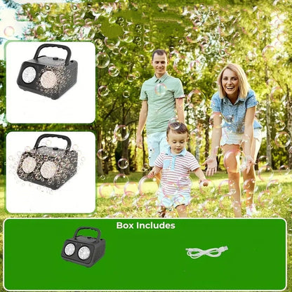 handheld multi-hole bubble machine