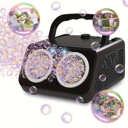 handheld multi-hole bubble machine