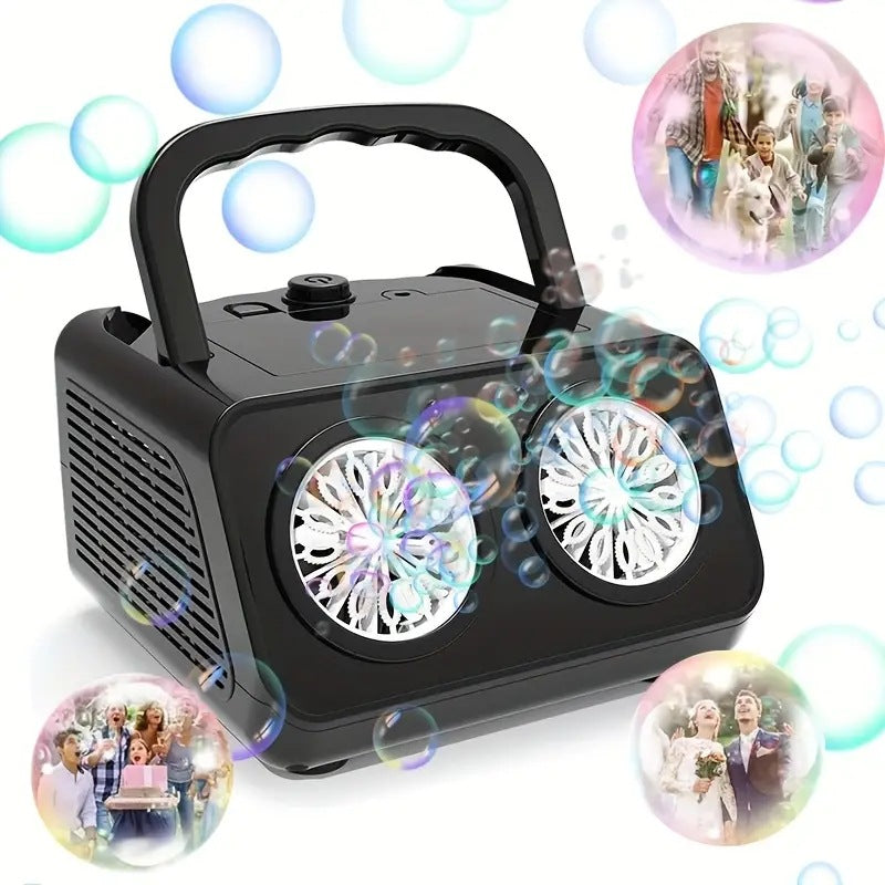 handheld multi-hole bubble machine