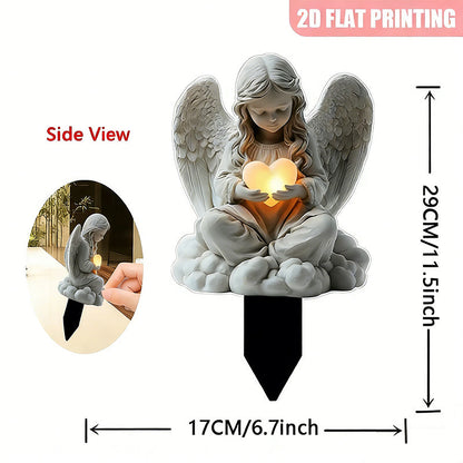 2D Acrylic Garden Stake Decor